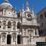 Inside the grand courtyard of the Doge's Palace.
