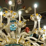 The glass-blowers of Murano are famous for the great skill in making things like this glass chandelier.