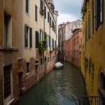 Some of the canals in Venice can get very narrow.