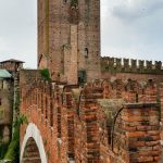Bridge over the river to Castelvecchio in Verona.