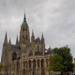 Bayeux Cathedral towering over the rest of the town.