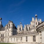 The short side of the massive Chambord Chateau.