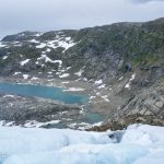 View of Folgefonna National Park from Folgefonna Glacier.