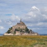 The fortified monastery of Mont Saint-Michel.