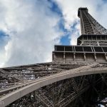 The Eiffel Tower is a much more imposing structure from underneath.