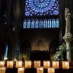 The interior of Notre Dame Cathedral.