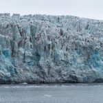 A close up of Svalbard's Esmark Glacier.