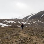 Hiking out to Longyearbyen Glacier. Every group that leaves the town must carry a gun with them in case of polar bears. It really hits home how much you are at the mercy of nature out here.