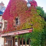 Brilliant transition to autumn colours covering this restaurant.