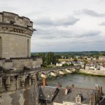 The view over Amboise and the Loire River from Amboise Chateau.