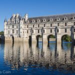 Chenonceau Chateau is actually a fortified bridge over a river.