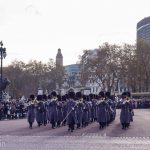 Changing of the Guard ceremony outside Buckingham Palace.