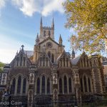 Southwark Cathedral on a sunny autumn afternoon.