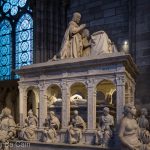 One of the many royal tombs at Saint Denis, on the outskirts of Paris.