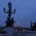 Evening time in Paris.