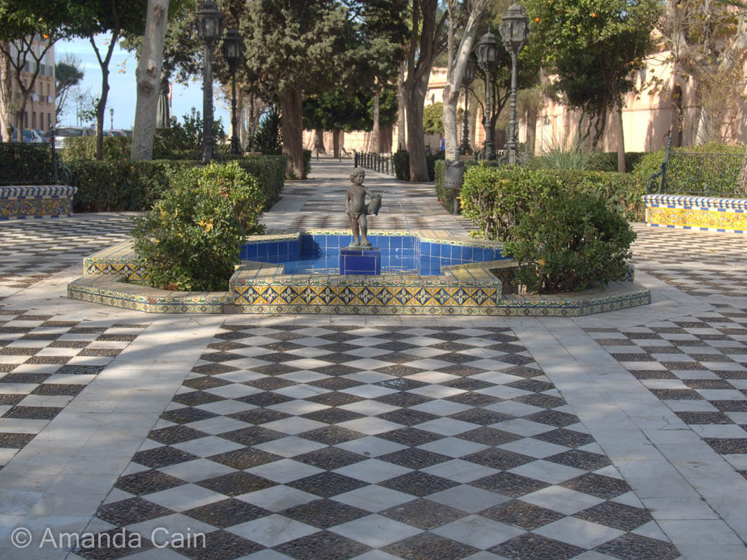 Little park in Cadiz.