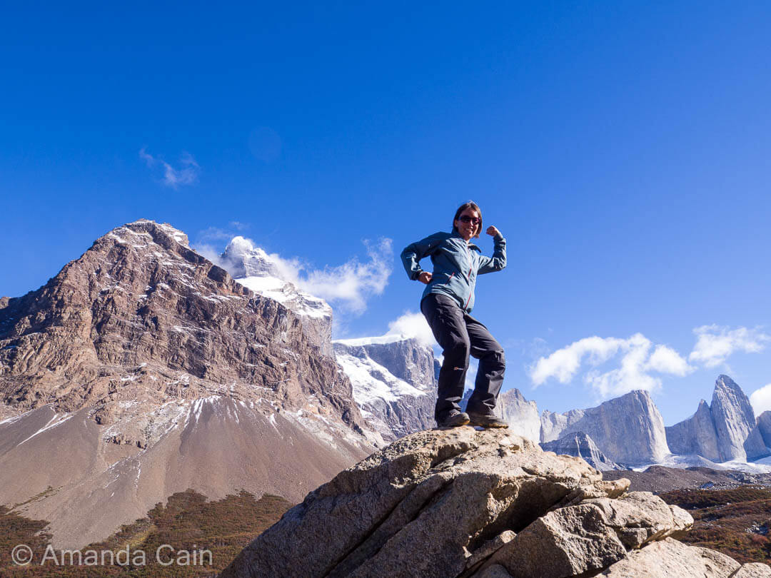 Made it to Mirador Britanico! It was a bloody tough climb to get here.