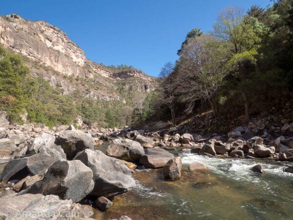 Urique River near the start of Copper Canyon. It's a lot easier to get to if you don't try to go to the deepest section of the canyon.