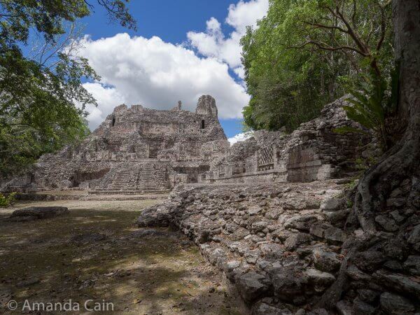 A large palace complex in Becan. It's been added to over the years, so now when you walk through it it's a bit like a rabbit warren with rooms, passages and stairs going in all directions.