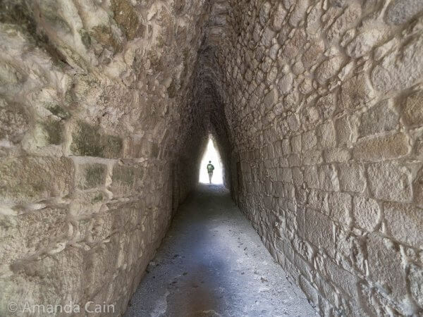 Pedr heading into the light at the end of the tunnel...