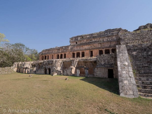 One half of the Great Palace of Sayil.